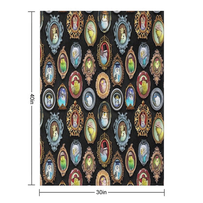 Budgies in Hats Throw Blanket