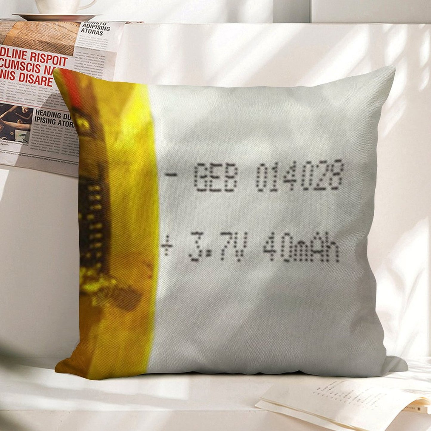 Forbidden Li-on Pillow Linen Throw Pillow Cover