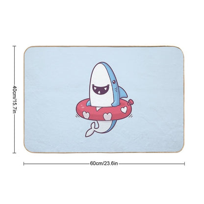 Shark Summer Fun  High-Traffic Bath Mat