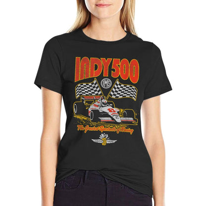 Indy 500 The Greatest Spectacle In Racing Distressed Style T-Shirt