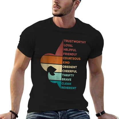 Cool Retro Vintage Style Scouting Law T-Shirt