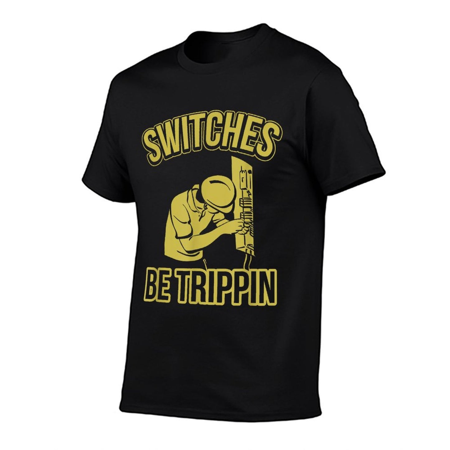 Switches Be Trippin Funny Master Electrician Fuse Box T-Shirt