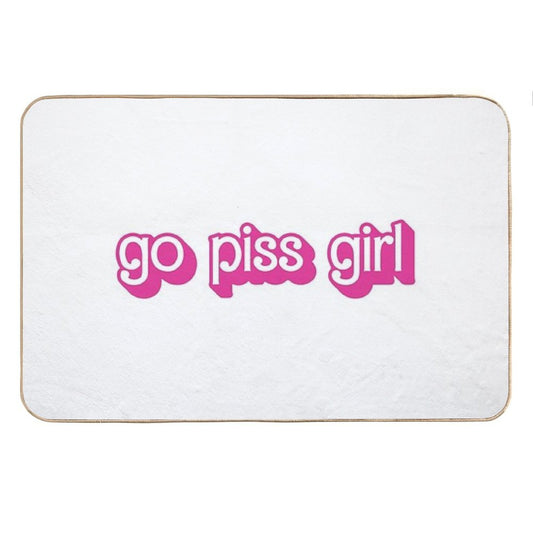 Go Piss Girl Bath Mat
