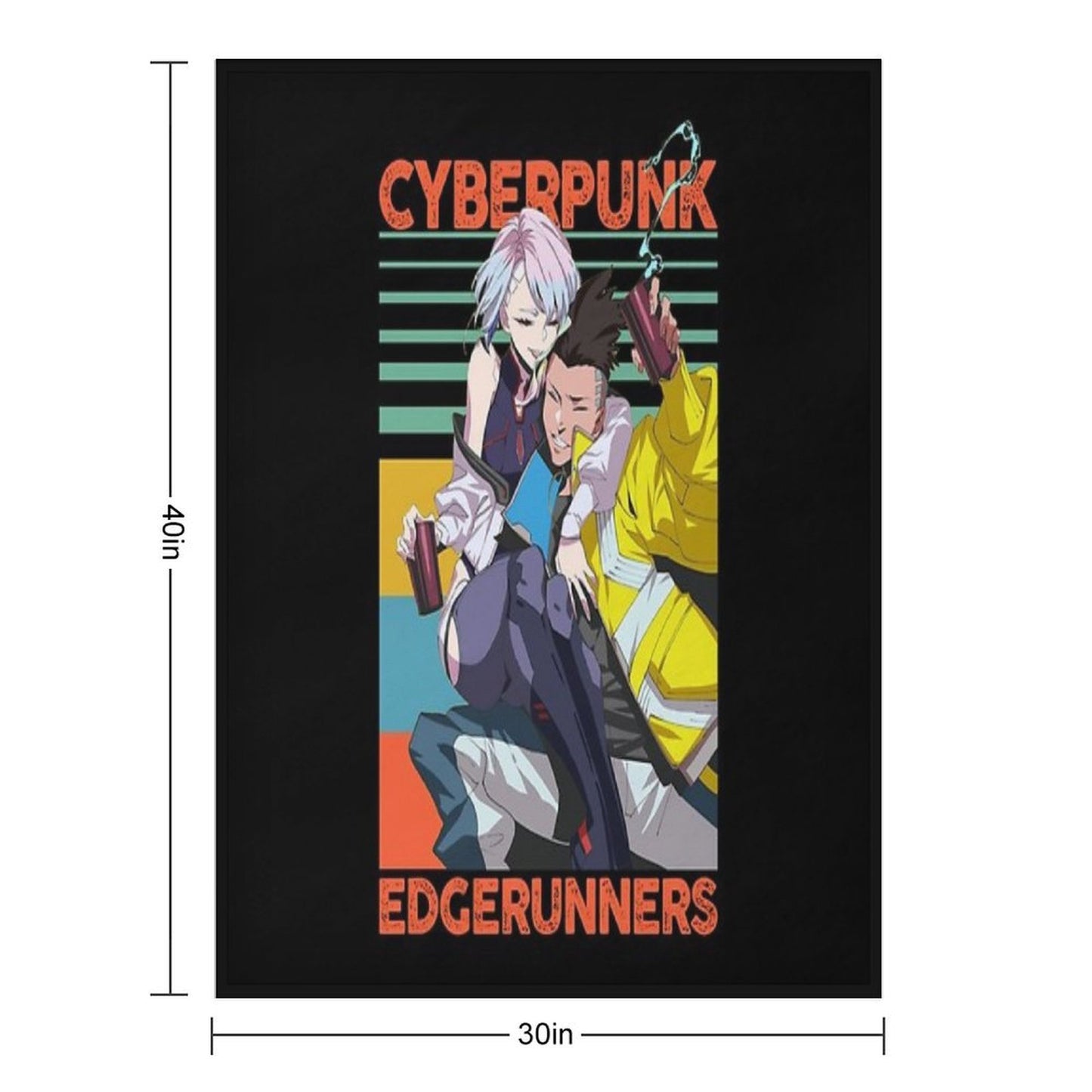 CYBERPUNK - EDGERUNNERS Throw Blanket