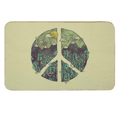 Peaceful Landscape  Slip-Resistant Bath Mat