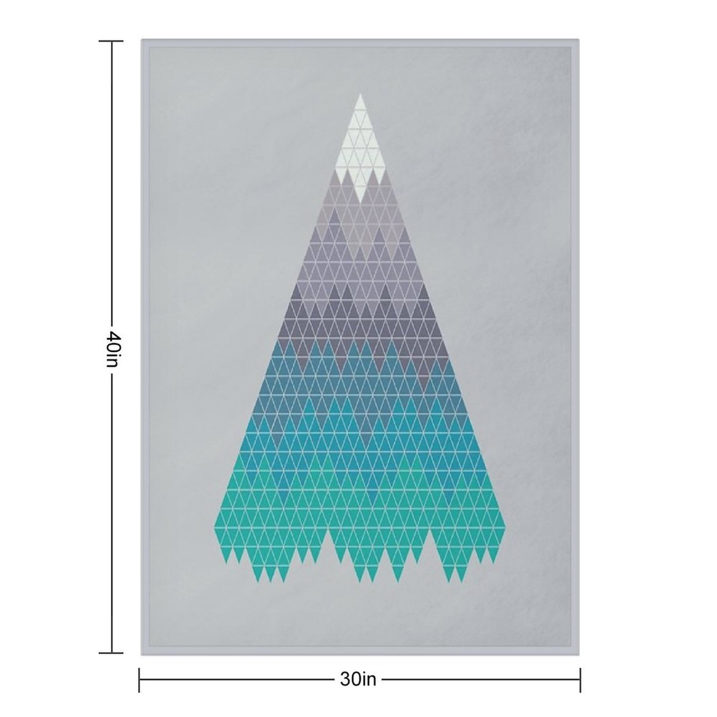 Many Mountains Throw Blanket