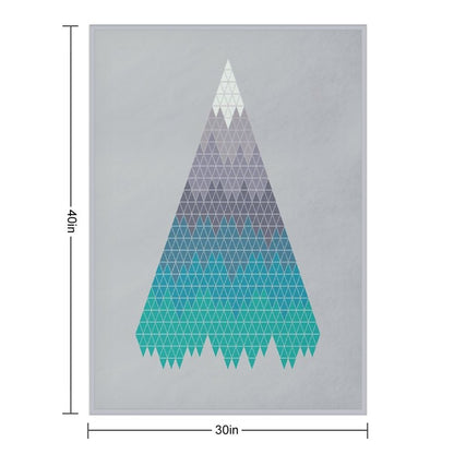 Many Mountains Throw Blanket