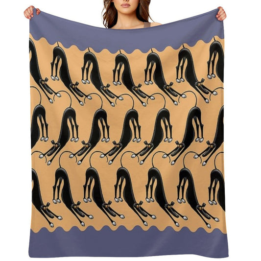 Bowdown Pattern Throw Blanket
