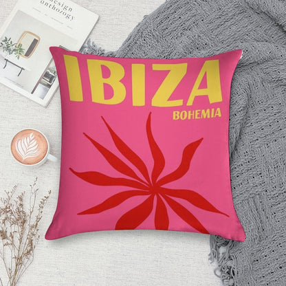 Ibiza Bohemia Print Soft Multiple Sizes Throw Pillow