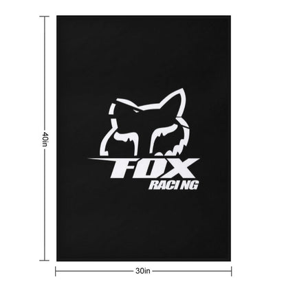Best Logo Fox Racing Throw Blanket