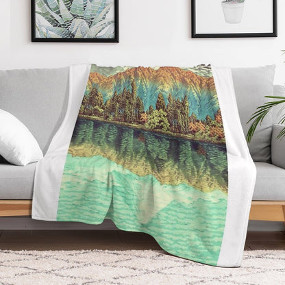 The Unknown Hills in Kamakura - Nature Landscape Throw Blanket