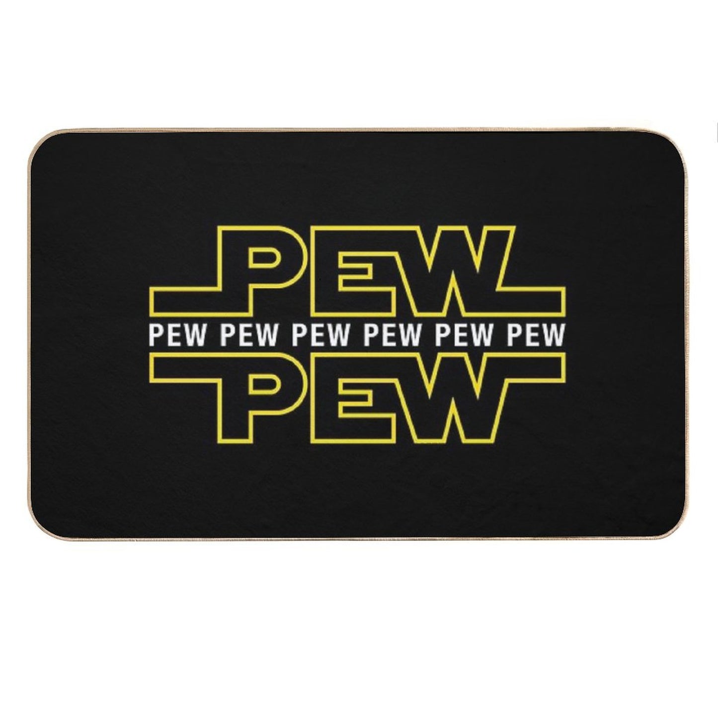 Pew Pew Pew Bath Mat