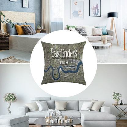 EastEnders Linen Throw Pillow Cover