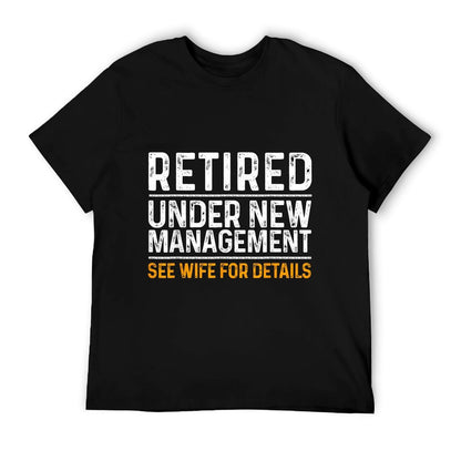 Funny Retirement Party Men&#39;s - Dad Humor, Classic Fit, - Black T-Shirt