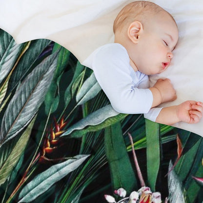 Midnight Garden V Throw Blanket