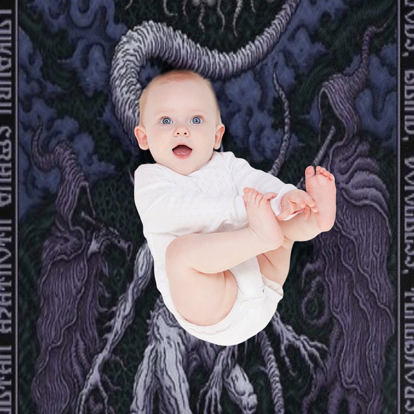 Nyarlathotep Icon - Azhmodai 2020 Throw Blanket
