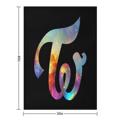 Twice Nebula Throw Blanket