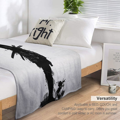 Armored Samurai Throw Blanket