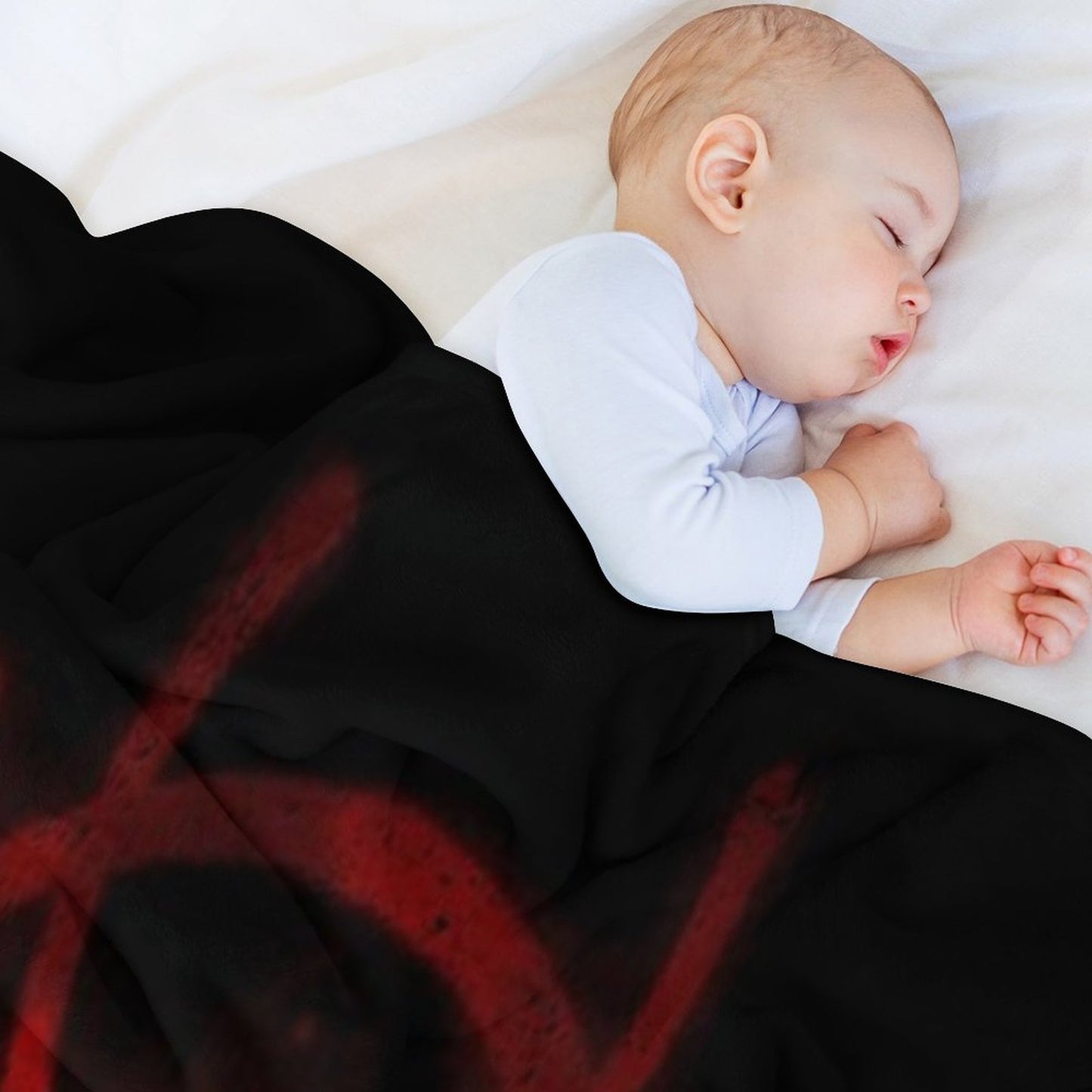 Miles Morales Spider Symbol Throw Blanket