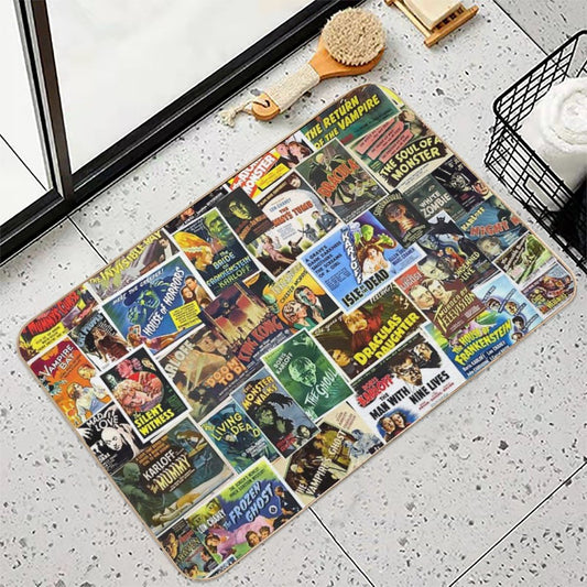 Vintage Horror Bath Mat