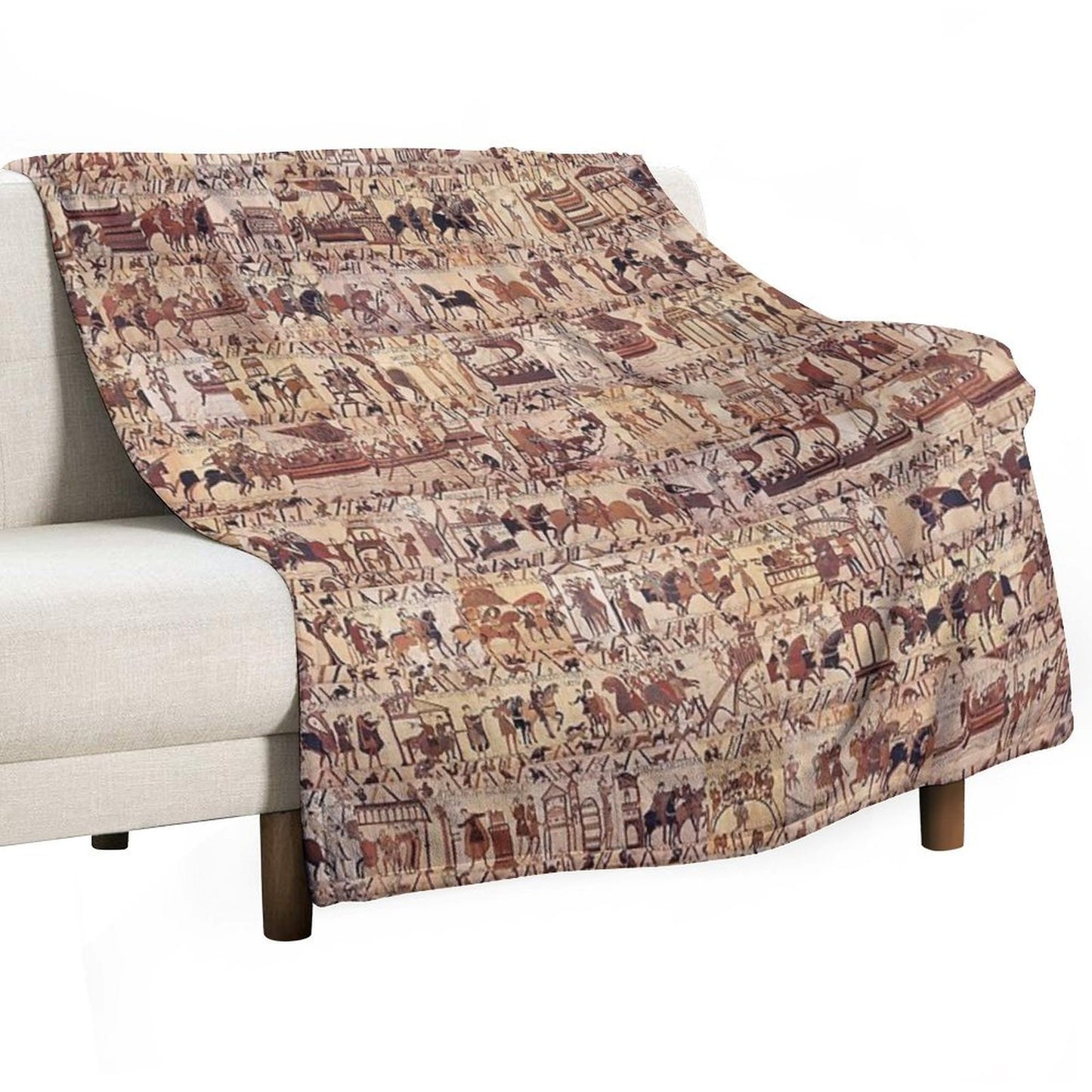 Bayeux Tapestry Throw Blanket
