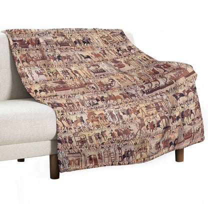 Bayeux Tapestry Throw Blanket