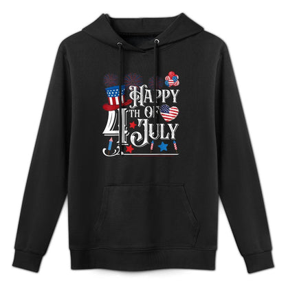 Happy 4th Of July Funny Fourth of July Independence Day Men Easy Care Hoodie