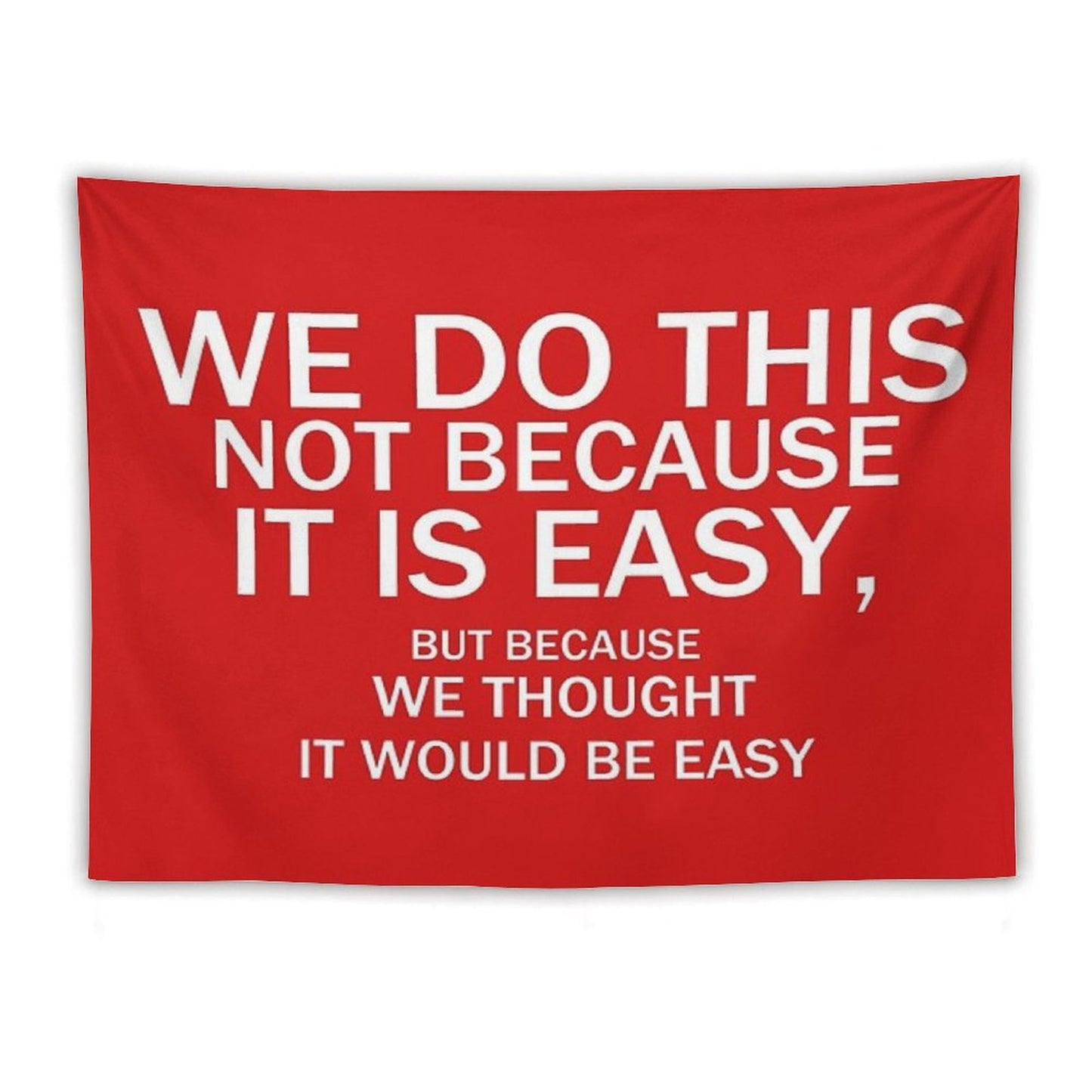 Not Because It's Easy... Tapestry