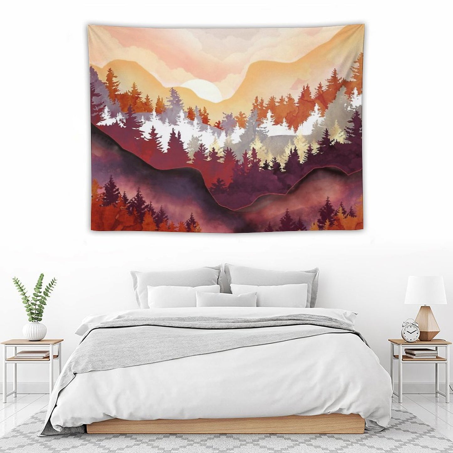 Amber Forest Tapestry