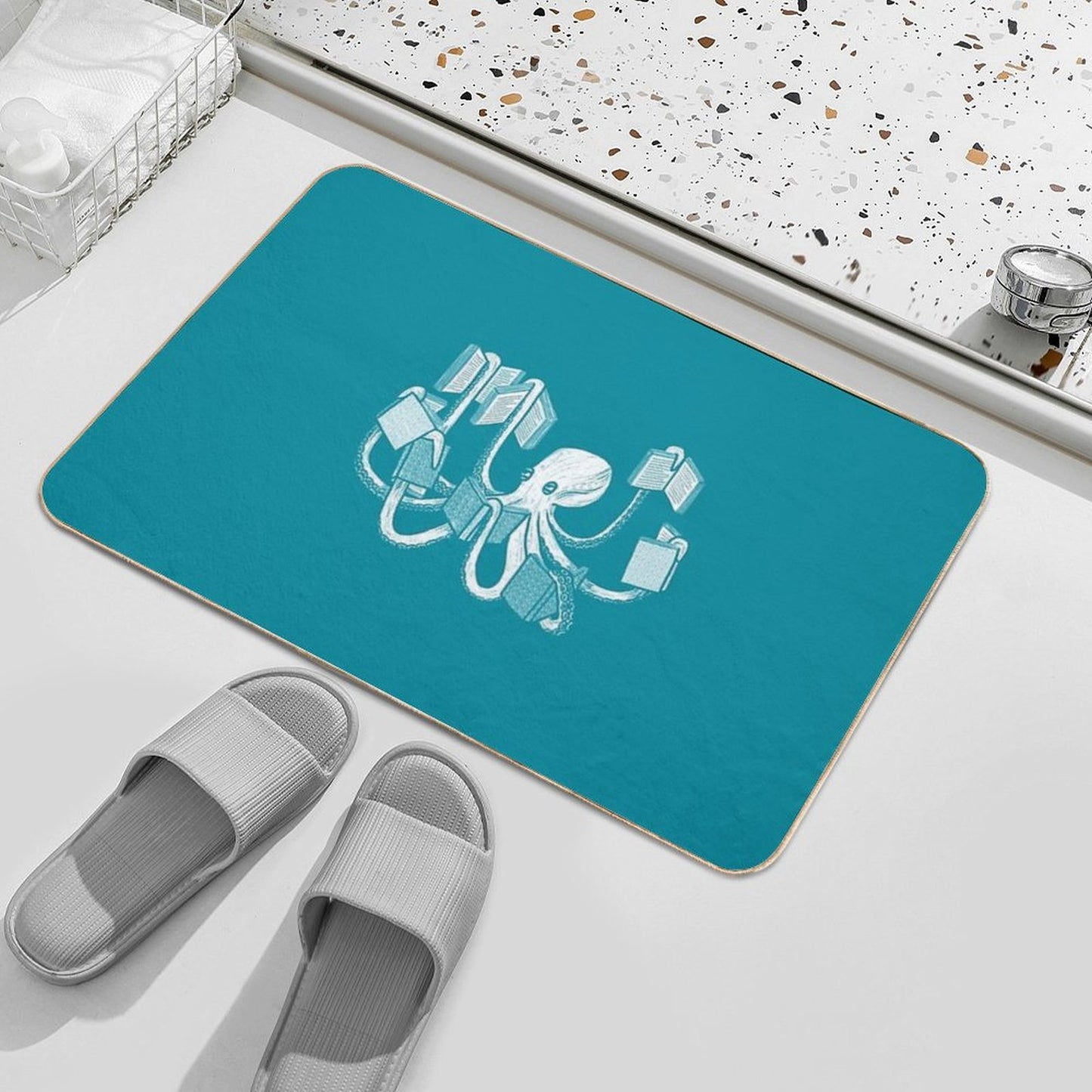 Armed With Knowledge Bath Mat