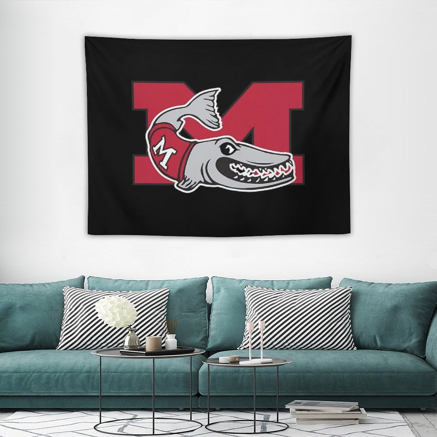 Muskingum Fighting Muskies Tapestry