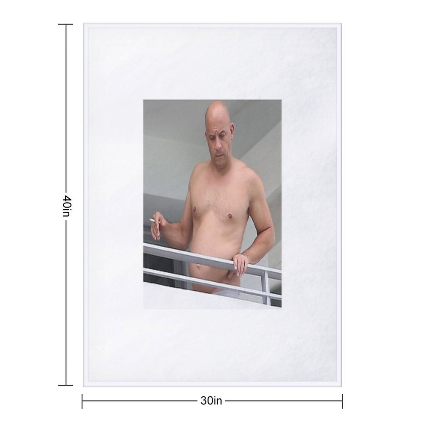 Vin Diesel Throw Blanket