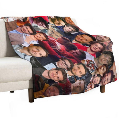 Spider Trio Photo Collage Throw Blanket