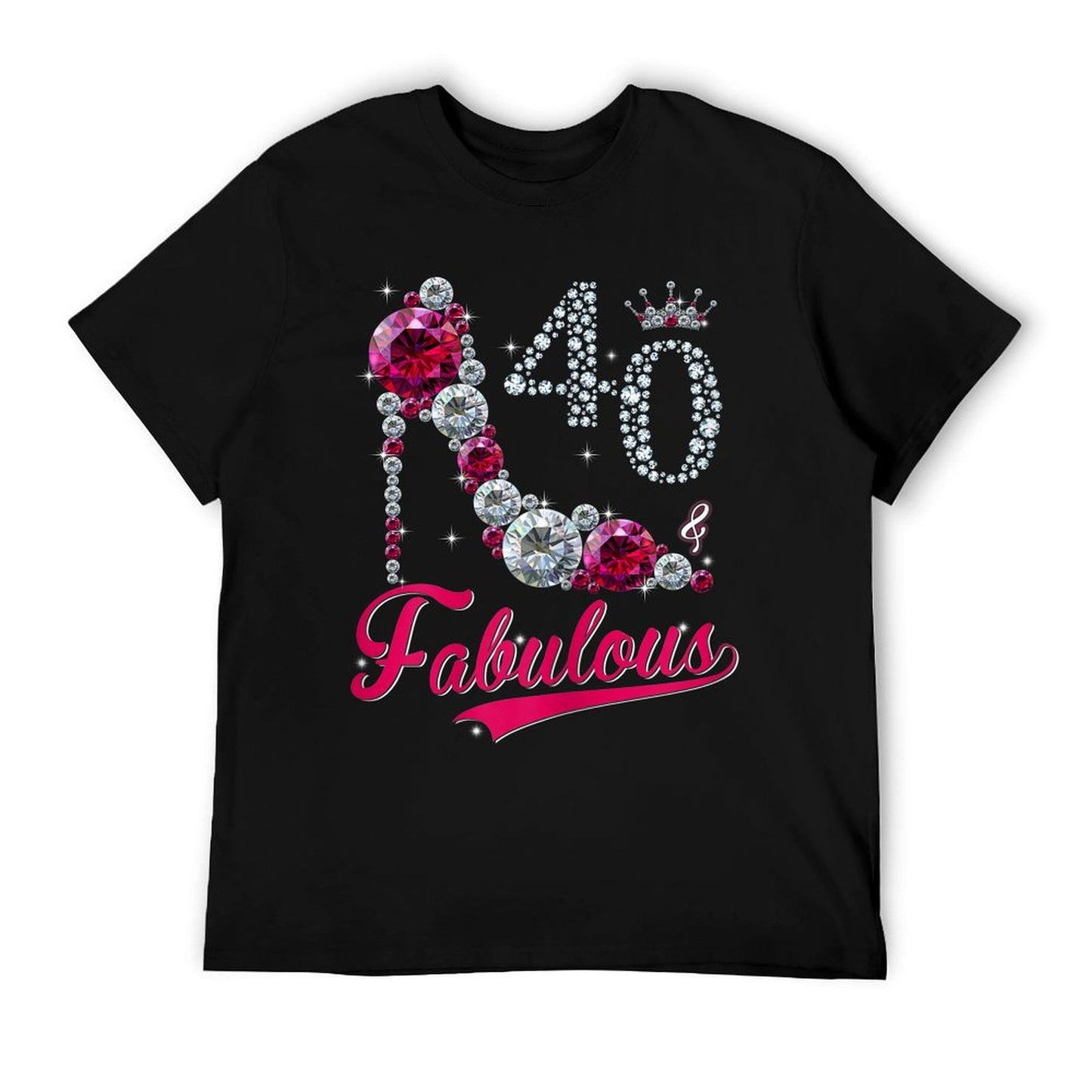Womens Mom Womens Gifts 40 Years Old And Fabulous 40th Birthday  Cotton T-Shirt