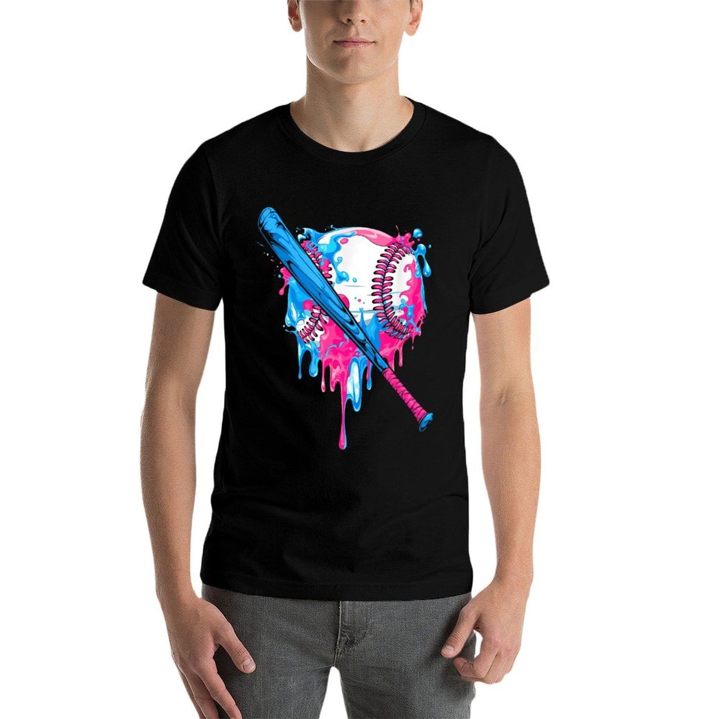 Respect The Drip Baseball Drip Boys Ice Cream Drip Youth  Tagless Design T-Shirt