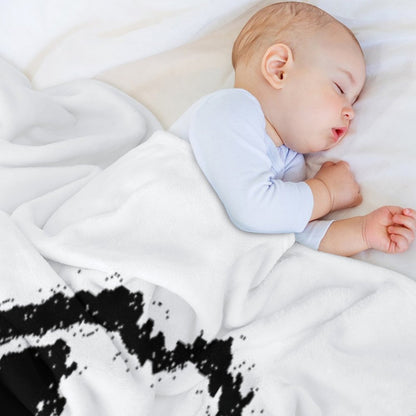 Toxic Hazard Embled Throw Blanket