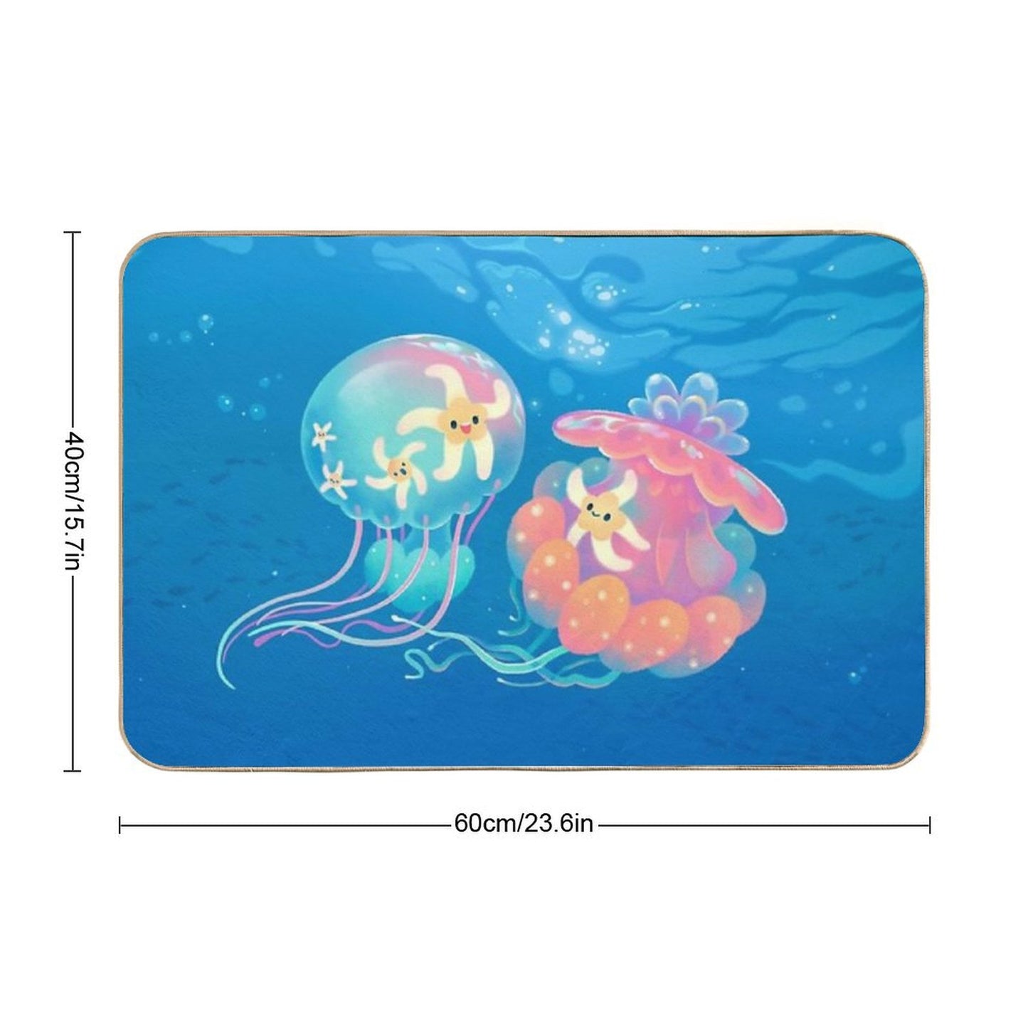 Jellyfish Bus Bath Mat