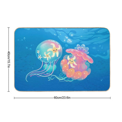 Jellyfish Bus Bath Mat