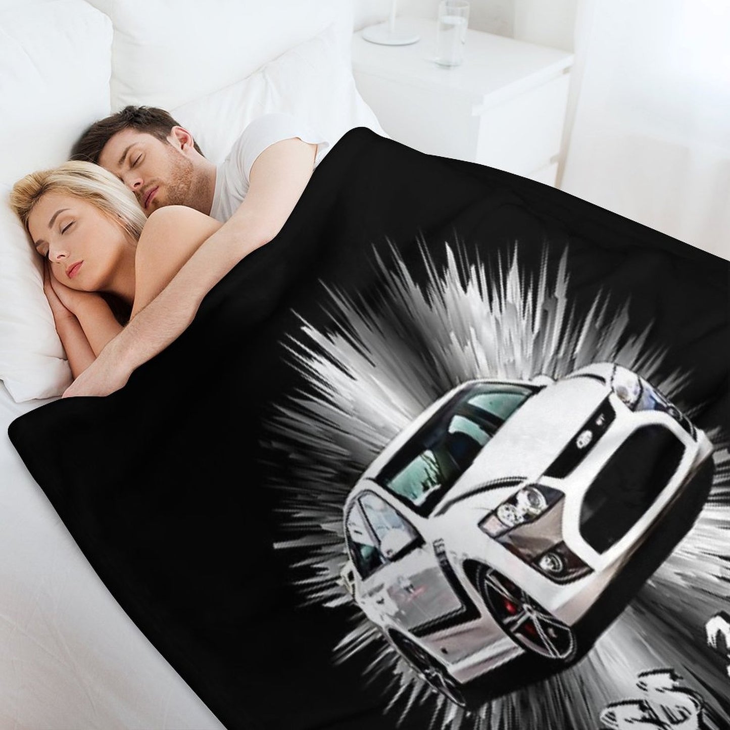 GT 335 Ford Falcon Throw Blanket