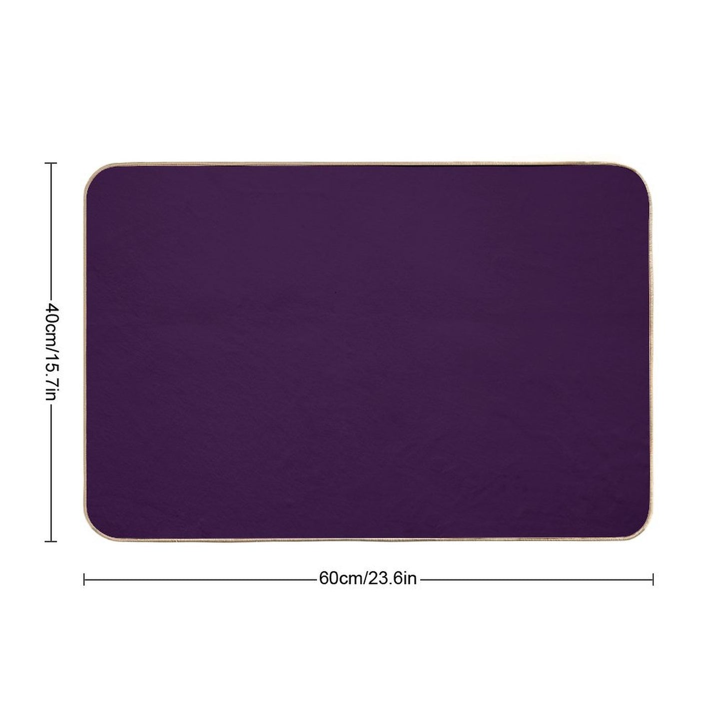 Aubergine Bath Mat