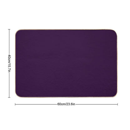 Aubergine Bath Mat