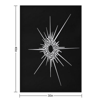 Outer Wilds™ - Eye of The Universe (Symbol) [White] Throw Blanket