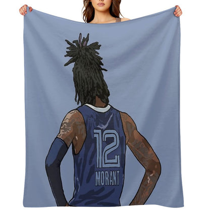 Ja Morant Back-To Throw Blanket