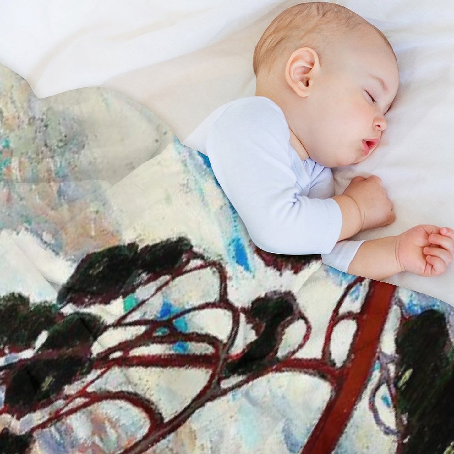 WEST WIND  Vintage 1919 Tom Thomson Algonquin Park Art Print Throw Blanket