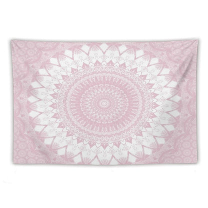Boho Pink Mandala Tapestry