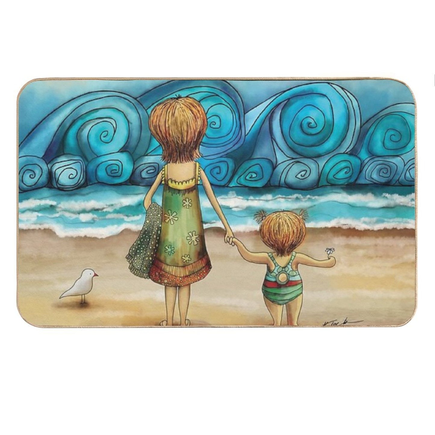 Beachcombers Bath Mat