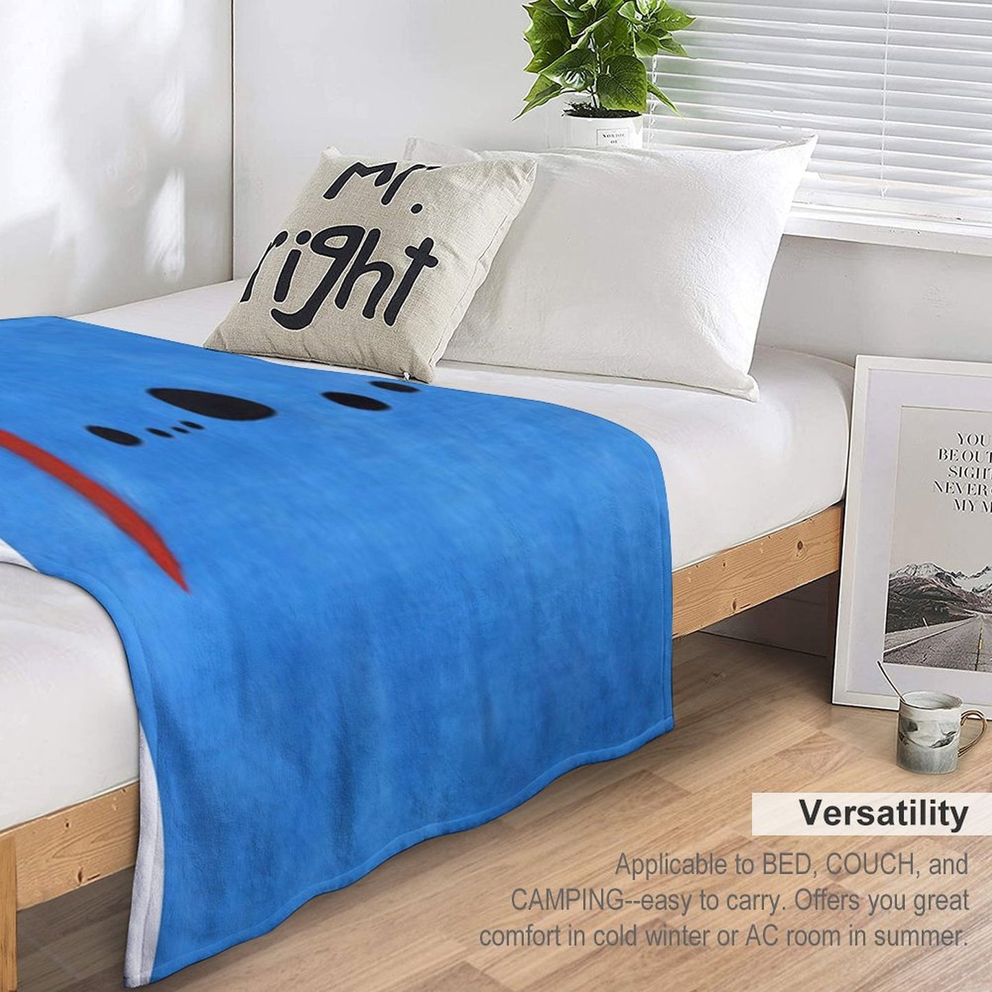 Joan Miro Blue 2 Throw Blanket