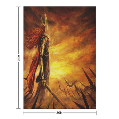 I Have Never Known Defeat Throw Blanket