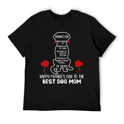 Happy Mother&#39;s Day Dog Mom T-Shirt