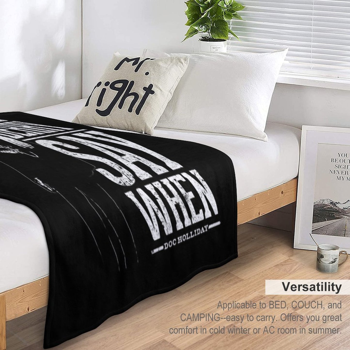 I'm Your Huckleberry - Say When Throw Blanket